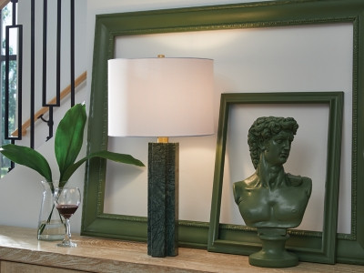 Ashley Keegan Green Table Lamp