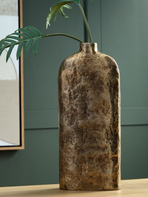 Ashley Wallmond Antique Brass Finish Vase A2000822