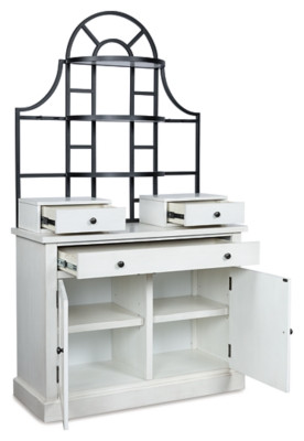 Ashley Chadworth White Baker's Rack