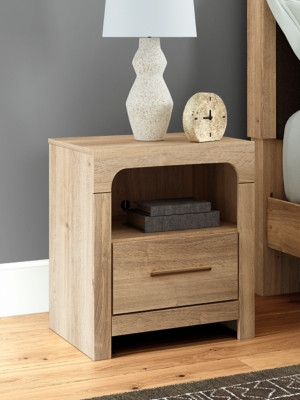 Ashley Hollymount Tan Nightstand