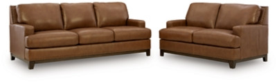 Ashley Gambellara Amber Sofa and Loveseat