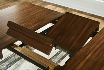 Ashley Ralene Medium Brown Counter Height Dining Table and 4 Barstools