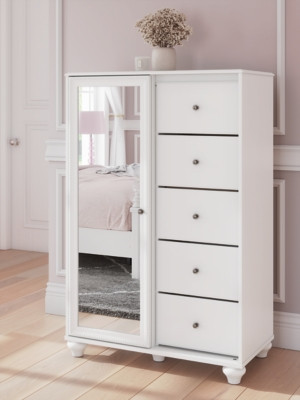 Ashley Maylilly White Dressing Chest