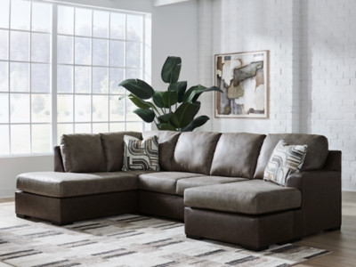 Ashley Baltic-Park Fossil 2-Piece Sectional with Chaise