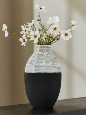 Ashley Girtha Antique White Black Vase