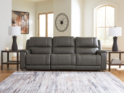 Ashley 5Z-Harrenhurst Anchor 3-Piece Power Sectional Reclining Sofa