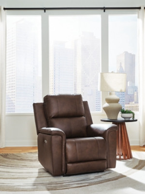 Ashley Beryton Espresso Power Recliner