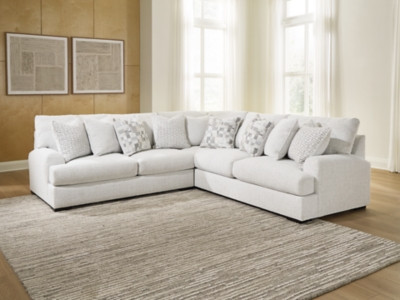 Ashley Wynncroft Manor Chalk 3-Piece Sectional