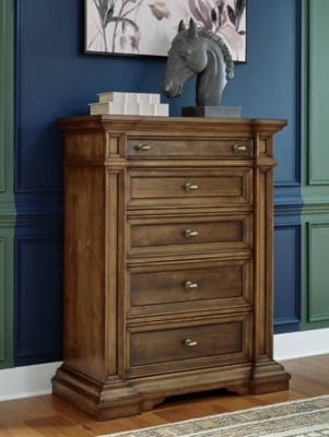Ashley Channley Brown Chest of Drawers