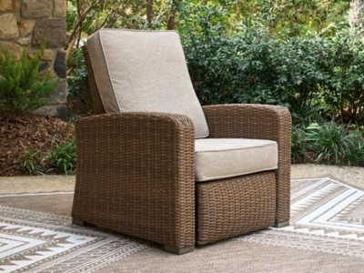 Ashley Revare Beach Beige Outdoor Recliner