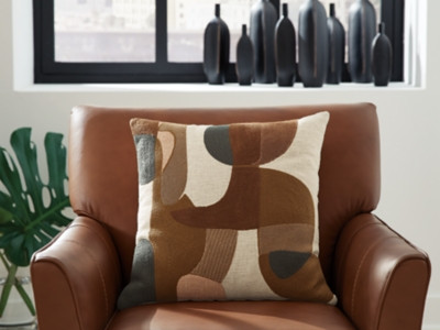 Ashley Hallam Sienna Gold Charcoal Pillow (Set of 4)
