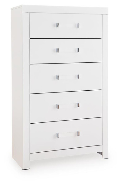 Ashley Raechalla Black Chest of Drawers