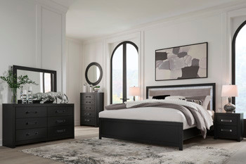 Ashley Raechalla Black Bedroom Mirror