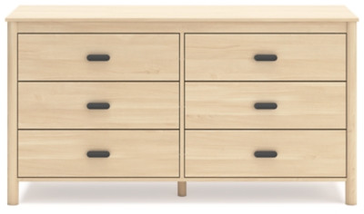 Ashley Cabinella Tan Queen Panel Headboard, Dresser and Nightstand
