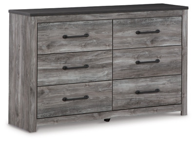 Ashley Bronyan Dark Gray King Panel Bed with Dresser and Nightstand