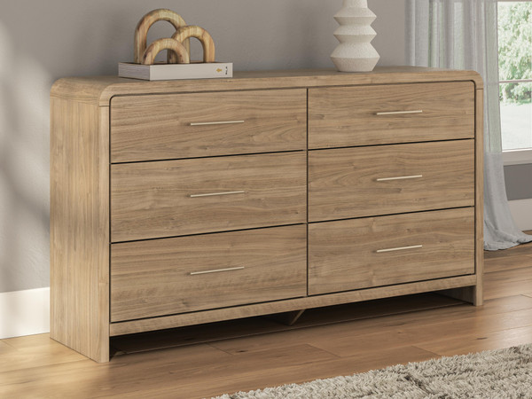 Ashley Dovander Warm Natural Brown Dresser