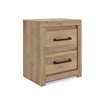 Benchcraft Brozmont Tan Nightstand