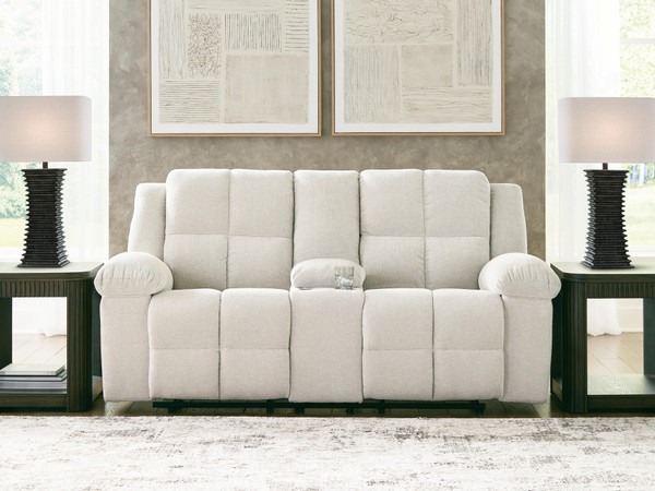Benchcraft Orlen Winter Reclining Loveseat with Console