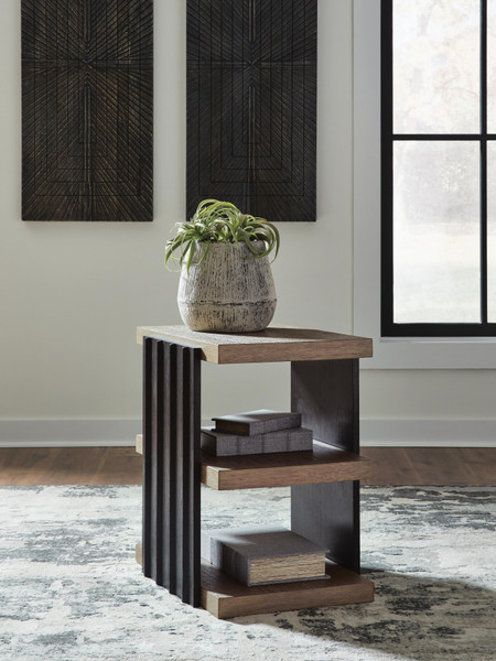 Ashley Rylandyn Black Light Brown End Table