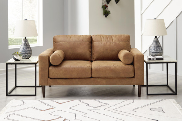 Ashley Telora Caramel Loveseat