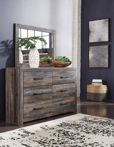Ashley Drystan Multi Dresser and Mirror