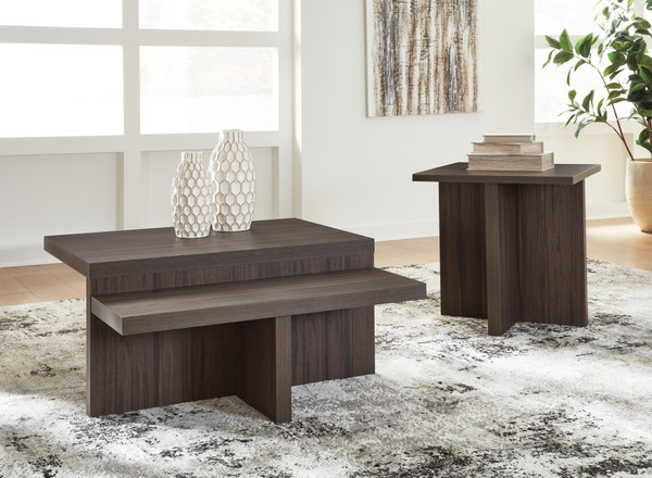 Ashley Zendex Brown Table (Set of 2)