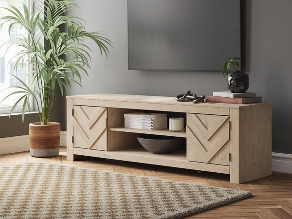 Ashley Cayboni Tan 71" TV Stand