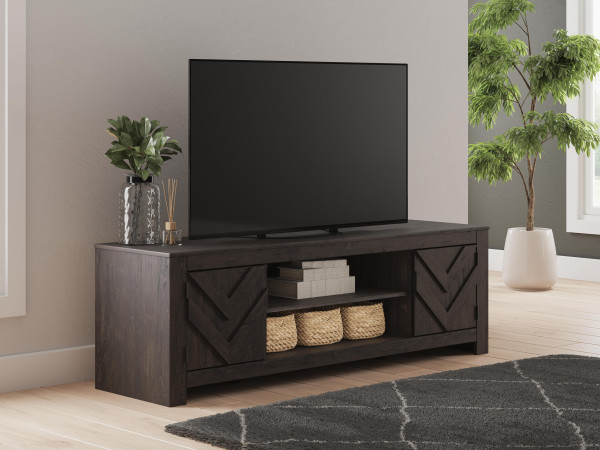 Ashley Cayboni Black 71" TV Stand