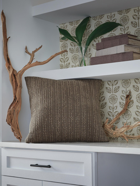 Ashley Landcher Brown Pillow (Set of 4)