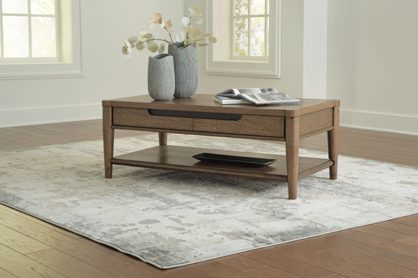 Ashley Roanhowe Brown Coffee Table
