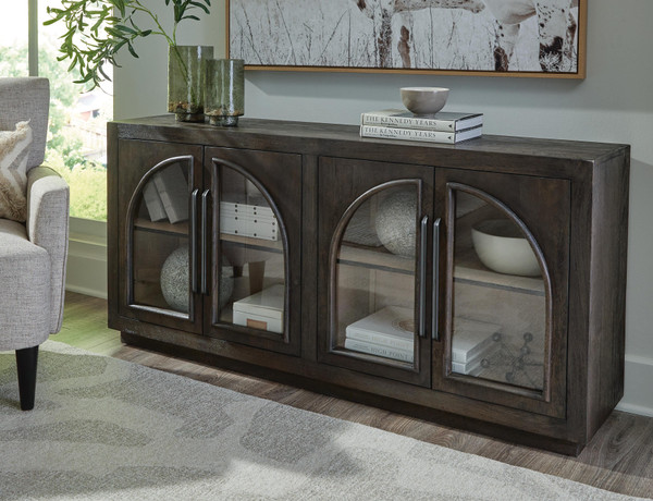 Ashley Dreley Grayish Brown Accent Cabinet