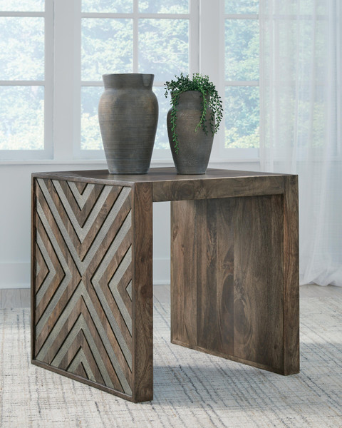 Ashley Dreggan Brown End Table