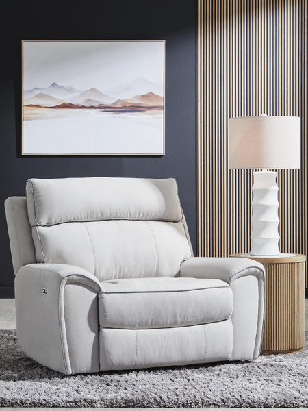 Ashley Grafton Pike Pearl Ash Power Recliner
