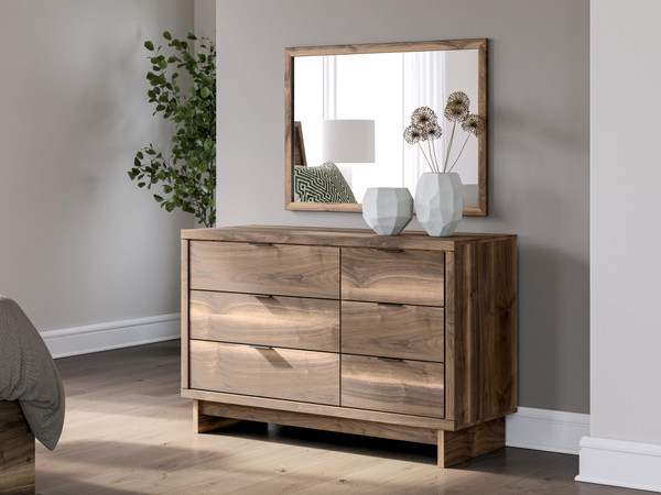 Ashley Zadilyn Brown Dresser and Mirror B3367/221/36