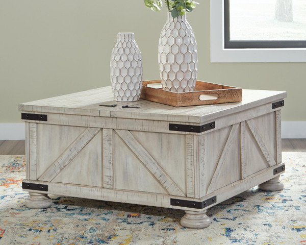 Ashley Carynhurst Whitewash Coffee Table