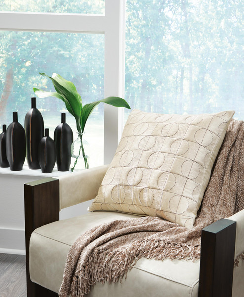 Ashley Kydner Beige Brown Pillow (Set of 4)