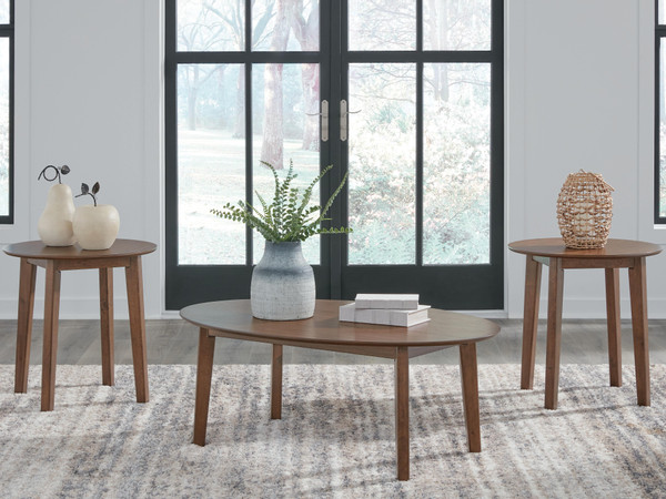 Ashley Gordonay Brown Table (Set of 3)