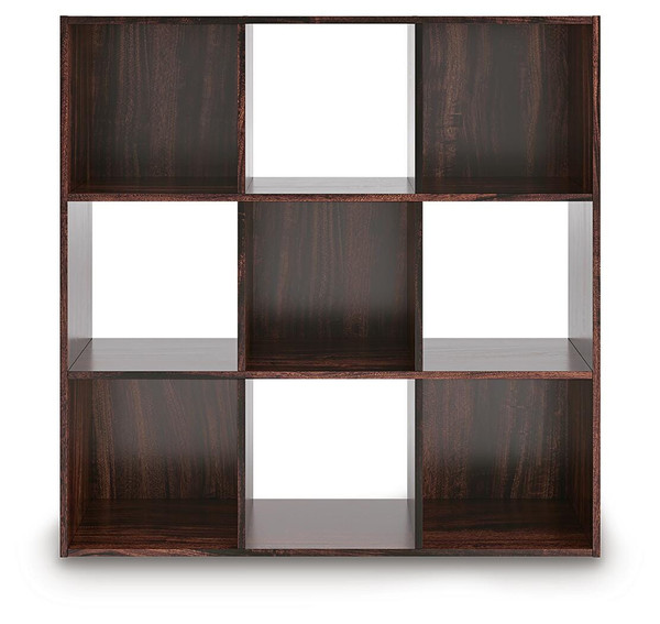 Ashley Glosmount Cherry Light Brown Nine Cube Organizer