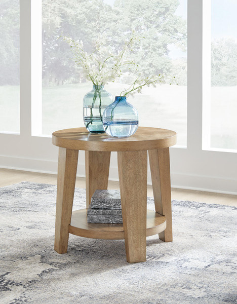 Ashley Kristiland Light Brown End Table