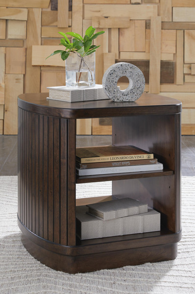 Ashley Korestone Dark Brown End Table T679-2