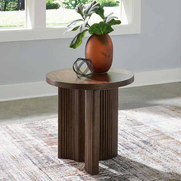 Ashley Korestone Dark Brown End Table T689-6