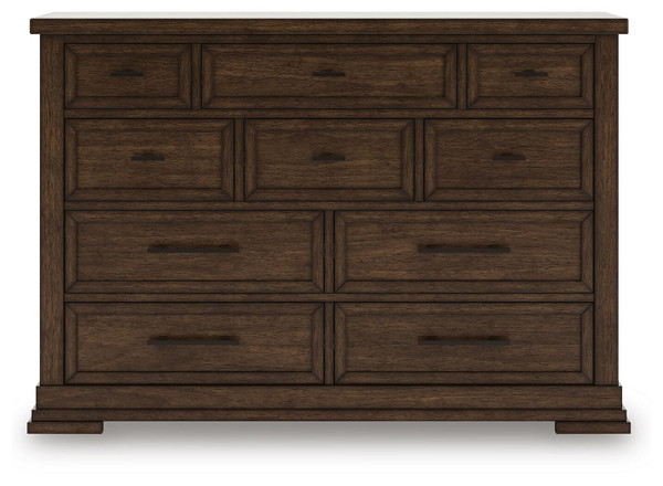Ashley Taffenbrook Medium Brown Dresser