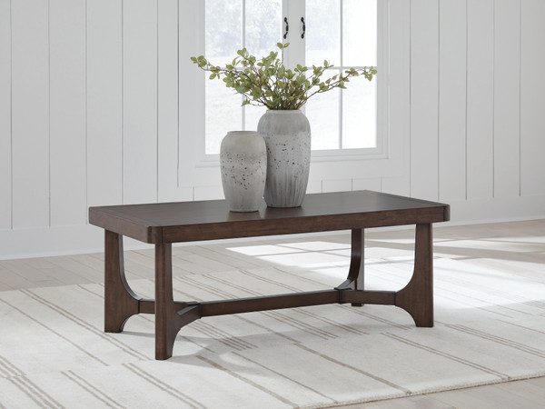 Ashley Korestone Dark Brown Coffee Table