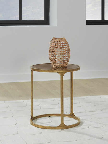 Ashley Korajane Antique Gold End Table