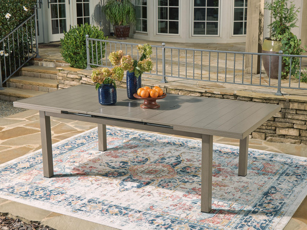 Ashley Beach Front Beige Outdoor Dining Table