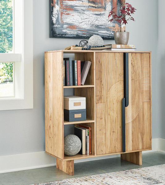 Ashley Kierwell Natural Accent Cabinet