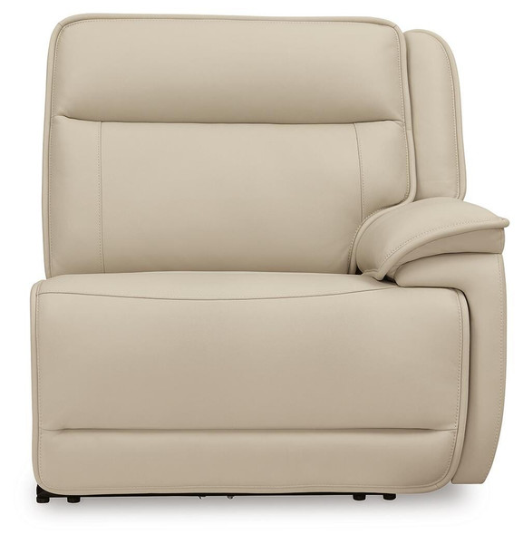 Ashley Double Deal Almond 4-Piece Reclining Sectional