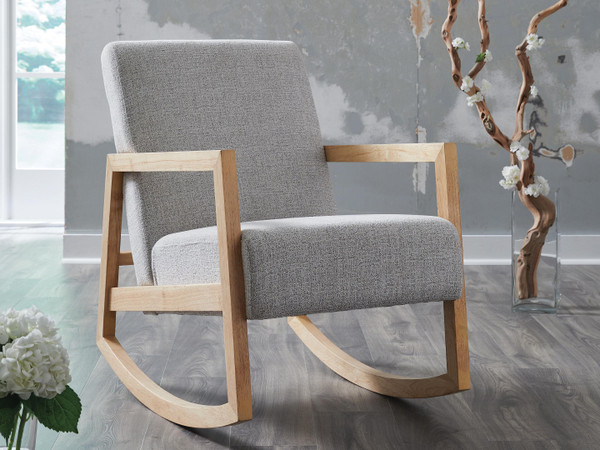 Ashley Wychworth Gray Natural Accent Chair