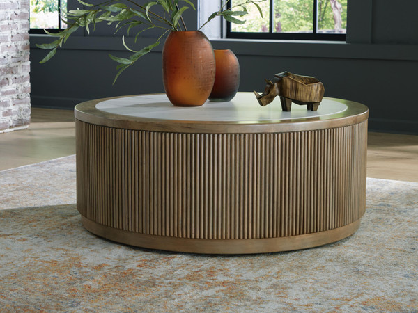 Ashley Camdill Light Brown White Coffee Table