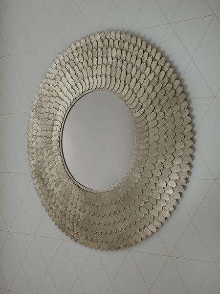 Ashley Wrightmund Champagne Finish Accent Mirror